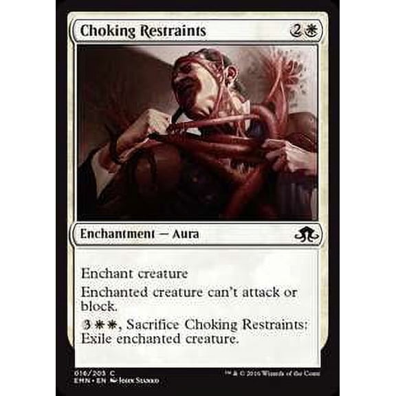 MtG Eldritch Moon Common Choking Restraints (Foil) #16
