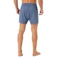 thumbnail image 3 of Pantalones cortos de cuadro clásico para hombres con cinturilla elástica INSPIRE CHIC para el Día del Padre 36 Azul marino, 3 of 6