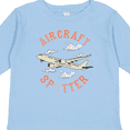 thumbnail image 4 of Inktastic Aircraft Spotter Plane Lover Boys or Girls Long Sleeve Toddler T-Shirt, 4 of 5