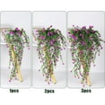 thumbnail image 3 of Artificial Hanging Plants Artificial Fall Flowers Faux Autumn Plants Faux Hanging Plants Artificial Plants UV Resistant Fake for Indoor Outdoors Fake Plants for Home Garden Party Bedroom(Salmon), 3 of 4
