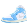 thumbnail image 5 of Women's Jordan 1 Mid Dark Powder Blue/Neutral Grey (BQ6472 400) - 9, 5 of 5