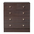 thumbnail image 3 of UBesGoo 5 Drawer Wood Dresser for Bedroom, Chest of Drawers, Storage Organization Unit for Clothing, Brown, 3 of 13