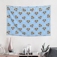thumbnail image 2 of Xecao Terrier Print Tapestry, Wall Hanging Room Funny Decor, Backdrop Room Decor for Bedroom Living Room dormitory, 2 of 8