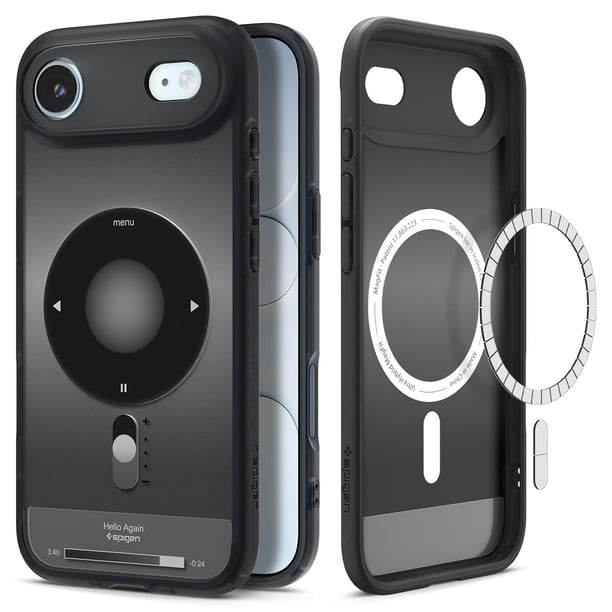 Funda Spigen Ultra Hybrid MagFit para iPhone 17 Air - Negro Clásico