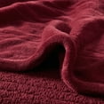 thumbnail image 6 of Beautyrest Heated Microlight to Berber Solid Blanket, Queen, Red, 6 of 11
