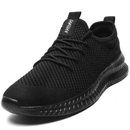 

DaoLxi Mens Casual Shoes Low Top Sneaker Black Size 10