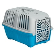 MidWest Homes for Pets 19 inch Spree Travel Pet Carrier for Dog or Cat with Plastic Door, Blue