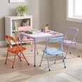 thumbnail image 3 of Homy Casa Kids Picnic Table and Chair Set, Foldable Outdoor Play Set for Camping, Party, or Backyard Fun, 3 of 7