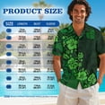thumbnail image 6 of Jeiento Couples Outfits Matching Sets Polynesian Flower Women Hawaiian Dress Green Hawaiian Luau Shirt for Men Plus Size Couples Cruise Matching Outfits, 6 of 6