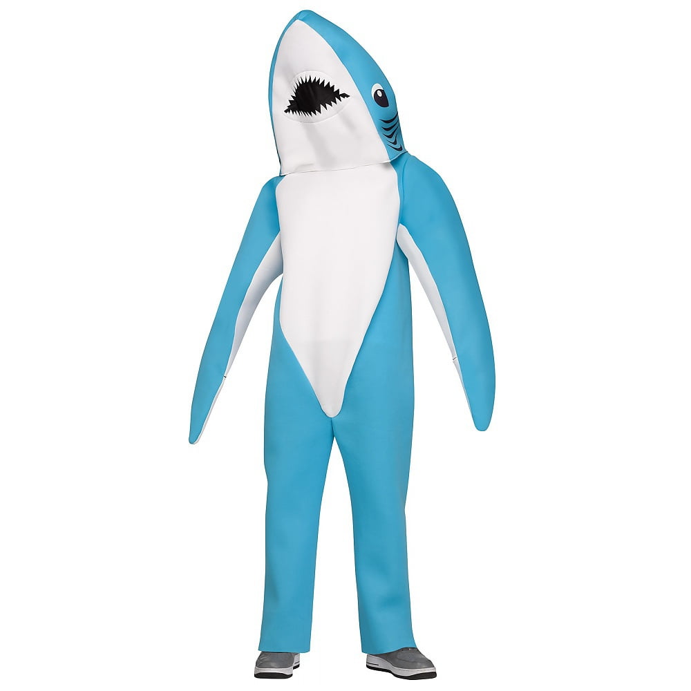 Blue Left Shark Adult Costume Superbowl Half Time Show Katy Perry
