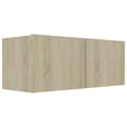 thumbnail image 2 of vidaXL 4 Piece TV Cabinet Set Sonoma Oak Engineered Wood, 2 of 5