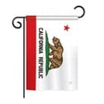 thumbnail image 2 of Breeze Decor 08229 States California State 2-Sided Vertical Impression House Flag - 28 x 40 in., 2 of 2