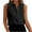 A-Black, variant on Jinhomg Womens Sleeveless Button Down Tank Tops 2025 Trendy Printed V Neck Blouses Business Casual Collared Work Shirts Multicolor M