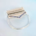 thumbnail image 2 of 17 teclas Crystal Kalimba African Thumb Dedo transparente Piano Acrílico, 2 of 8