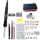 thumbnail image 1 of 80W Digital Soldering Iron Carving Pyrography Tool Wood Burning Embossing Soldering Pen Set Temperature Adjustable, 1 of 5