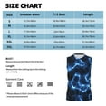 thumbnail image 6 of Daiia Blue Lightning Printed Men's Tank Tops,Casual Soft Sleeveless Gym Muscle Shirts Bodybuilding Tee-Small, 6 of 8