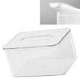 thumbnail image 4 of CAJA DE TEJIDO TRANSPARENTE, Transparente Rectángulo de Caja de Almacenamiento de Servilletas s Fácil de Limpiar para la Encimera, 4 of 7