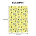 thumbnail image 2 of Car Seat Cover Baby, Cute bees daisies yellow checkered Baby Car Seat Cover for Baby Boys Girls Newborn , Infant Car Seat Canopy Cover Nursing Breastfeeding Cover Warm Blanket, 2 of 7
