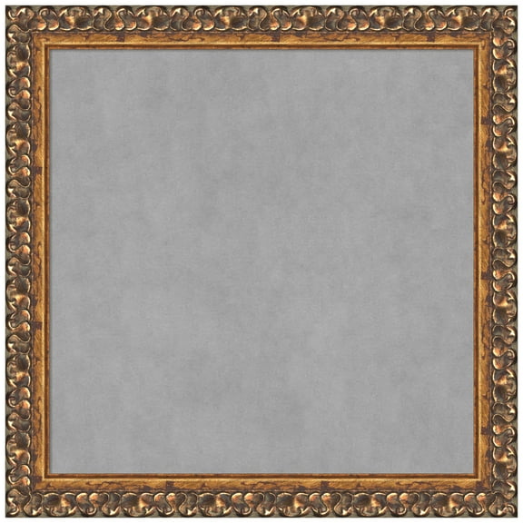 Amanti Art Antique Bronze Framed Magnetic Board 14 x 14 in.