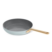 Beautiful 18-Piece Cookware Set, Pots & Pans with Strainer Lids & Kitchen Utensils, EverGood Ceramic Nonstick Coating, Hydrangea by Drew Barrymore
