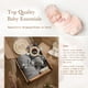 thumbnail image 5 of Set de regalo para bebé EERKEOD Newborn Essentials, manta de baño, sonajero, 5 of 9