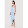 thumbnail image 2 of Women's Cowl Neck Asymmetrical Ruffle Hem Maxi Dress, 2 of 3