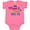 Hot Pink, variant on Inktastic My Mama and Papa Love me with Hearts Gift Baby Boy or Baby Girl Bodysuit