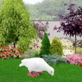thumbnail image 4 of Adorno De Paloma Blanca, Decoración De Palomas Blancas Artificiales, Ayuda De Entrenamiento, Estilo Pastoral, Alta Simulación, Resina Sintética Detallada Fina Para El Hogar ANGGREK Paloma blanca con la cabeza hacia abajo para comer, 4 of 8
