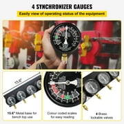 VEVOR Bestauto Fuel Vacuum Carburetor Synchronize Tool Kit Fuel Vacuum Carburetor Synchronizer carb sync Gauge Set with Rubber Hose