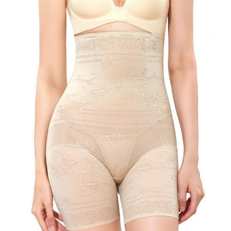 

Women s High-Rise Seamless Shaping Panties Lace Jacquard Abdomen Control Hip Lifting Soft Breathable Underpants Shapewear M-5XL