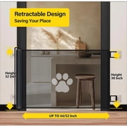 Automatic Rebound Door Barrier Cloth Pet Gate,Door Gate, Pet Gate, Dog Door Gate,Small