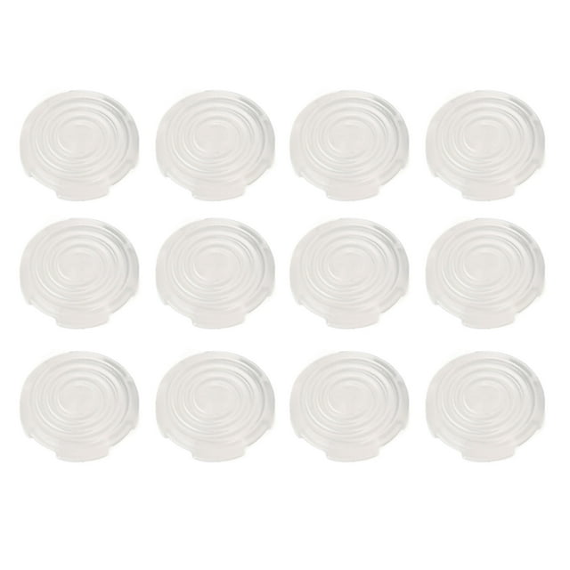 20.2mm Arcade Button Cover, 12pcs Anti Slip Transparent Arcade Button Cover Set For Sallybox Fightingbox Slimbox Flatbox Arcade Keyboard