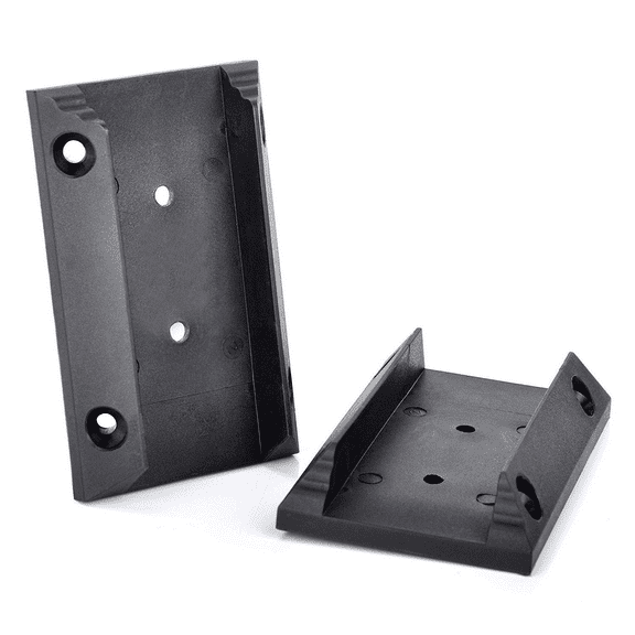 Myard PNP111902S Inclined Stair Railing Connectors with Screws for 2x4 Inches (Actual 1.5x3.5 Inches) Inclined Stair Wood Handrail (1 Pair, Black)