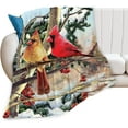 thumbnail image 2 of Cardinals Blanket with Cardinal Gifts for Women Men Kids Rustic Lodge Farmhouse Decor for Couch Office Craft Room Living Room 60X80inch, 2 of 6
