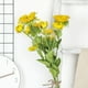 thumbnail image 5 of Ramo de flores artificiales de girasol - Bonsái ABS de 65 cm/25,6 pulgadas para bodas y decoración del hogar, 5 of 9