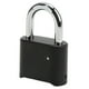 thumbnail image 5 of Candado negro grande con combinación de 4 dígitos, cerradura codificada con contraseña de seguridad con llave para camión Gate Depot, 5 of 5