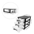 thumbnail image 2 of unbranded Gabinete De Almacenamiento De Plástico Con Cajones Multifuncionales Para Oficina Y Estudio Negro, 2 of 8