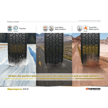 Hankook Dynapro AT2 RF11 All-Terrain Tire – 265/70R16 112T Fits: 2015 Toyota Tacoma TRD Pro, 2000-06 Toyota Tundra SR5 Sansujyuku sansujyuku.com