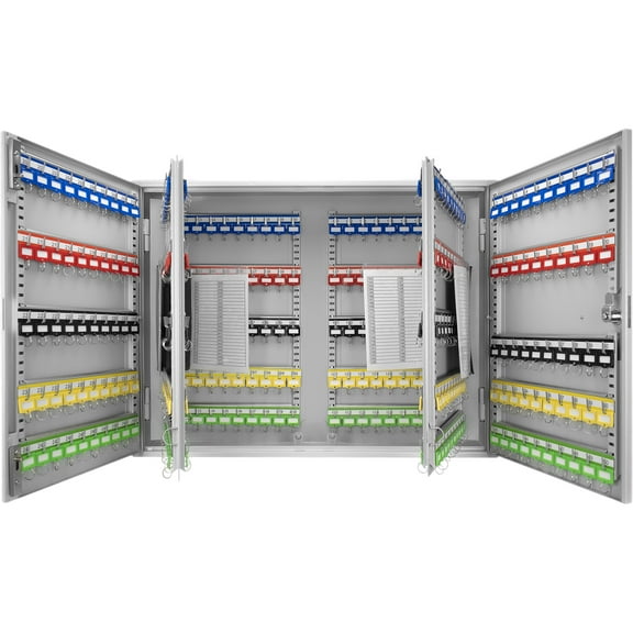 CoSoTower 400 Keys Adjustable Key Lock Box with Digital Lock Grey