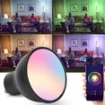 thumbnail image 2 of Bombilla LED 6W Control de voz Regulable GU10 WiFi Taza de luz inteligente Compatible con Alexa/Google, 2 of 8