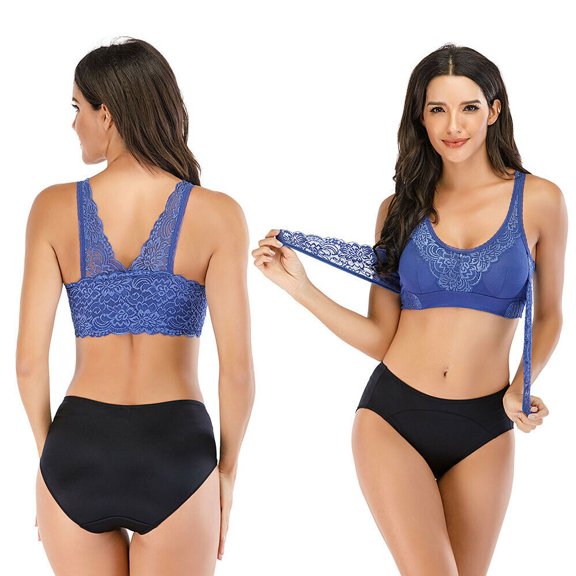 Women Seamless Underwear Fitness Yoga Sports Bra Stretch Workout Padded Top Vest