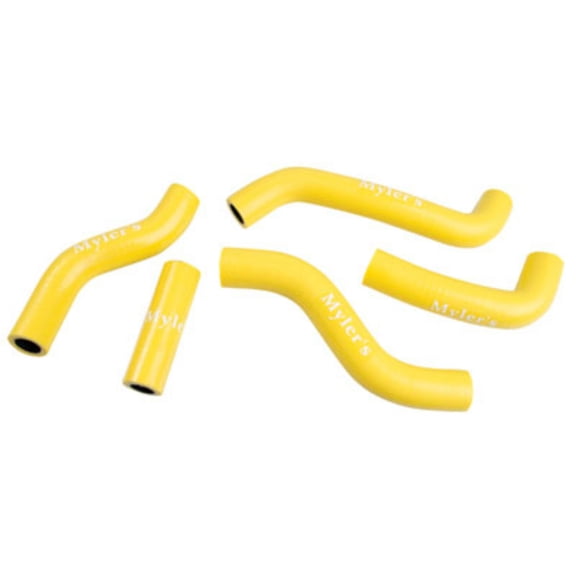 Mylers Silicone Radiator Hose Kit Yellow for Suzuki RM85 2012-2013