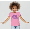 thumbnail image 3 of Young Wild and Three Year Old Birthday Party Tshirts Tees Shirts Toddler Girls in Pink, 3 of 4