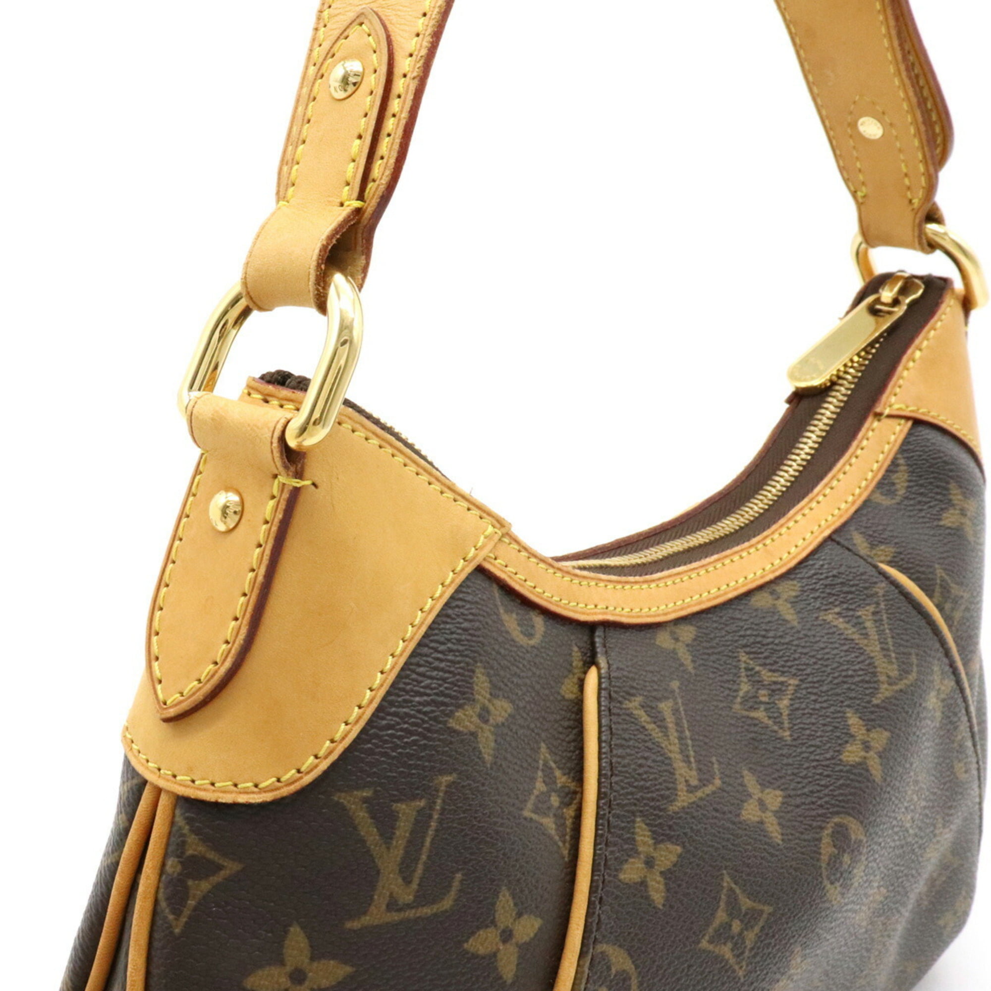 Auth Louis Vuitton Monogram Thames PM Shoulder Bag Hand Bag M56384 Used