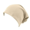 thumbnail image 2 of jobturf Winter Hats for Women Soft Comfy Warm Cotton Skull Caps Lightweight Loose Knit Hat Fashion Casual Solid Turban for Cold Weather, 2 of 3