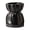 Black, variant on Crinkle Bouquet Shaped Vase, Plastic Flower Vase for Home Decor, Vases for Boho Style, for Wedding Flower Arrangement, Living Room, Dinner Table Decoration (White, 4.5x6'')