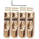 thumbnail image 1 of Puente de Bajo profesional Sunnimix 4 piezas con tornillos para Bajo eléctrico de oro Puente de Guitarra Bajo, 1 of 8