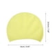 thumbnail image 4 of Gorro de Natación Impermeable de Silicona 1 Pc Amarillo Limón, 4 of 5