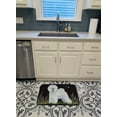 thumbnail image 3 of Carolines Treasures SS8143RUG Bichon Frise Machine Washable Memory Foam Mat, 3 of 4