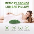 thumbnail image 5 of Lumbar Support Pillow -Back Support Memory Foam Pillow for Back Pain Relief Lumbar Support Pillow for Sleeping Lower Back Lumbar Pillow-Waist Support Lumbar Pillow Side Sleeper for Bed/Chair, 5 of 5
